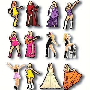 🆕️ Singer Cartoon Charms Set